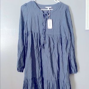 Beautiful Blue-Grey Dress